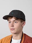 Бейсболка KANGOL арт. K5509 Plaid Earflaps Baseball (темно-серый / синий)